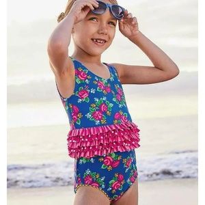 Matilda Jane Brilliant Daydreams Girls Ruffle One Piece Swimsuit Size 8
